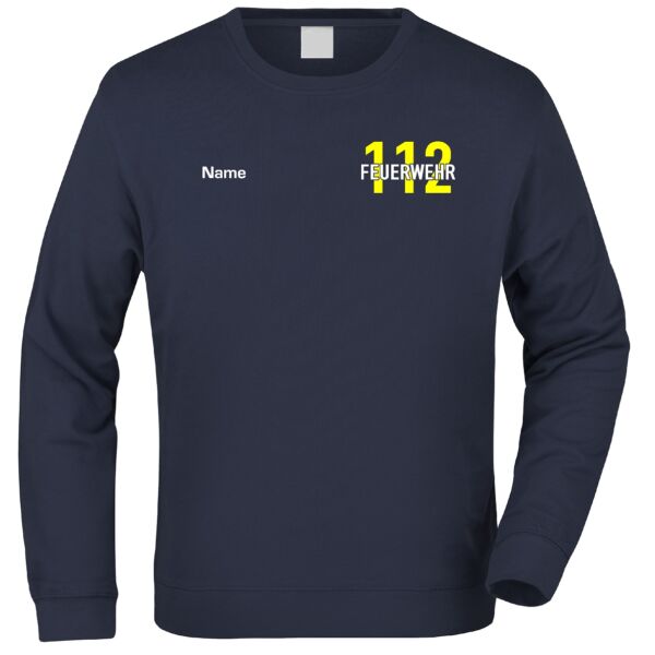 Sweatshirt | Feuerwehr 112 Notruf Navy