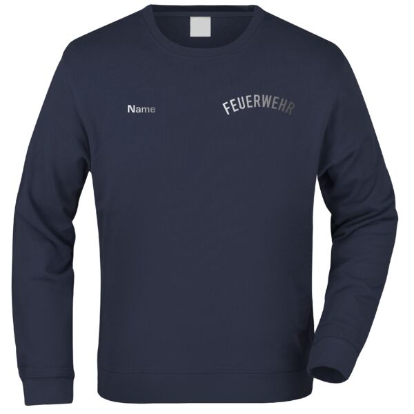 Sweatshirt | Feuerwehr gebogen Navy