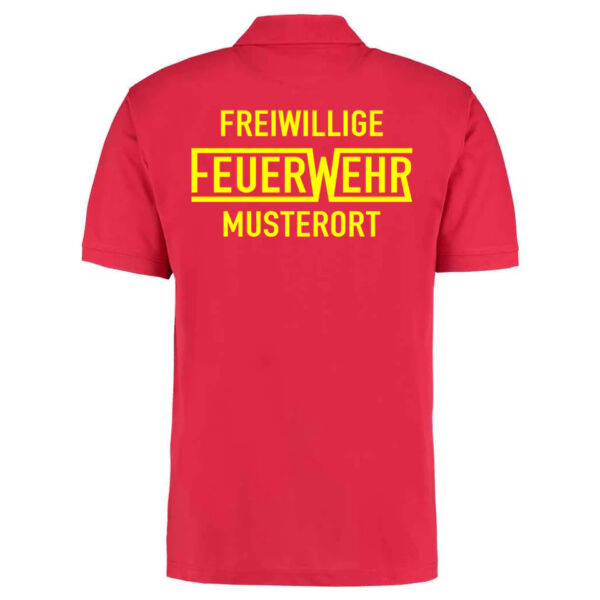 Poloshirt | Freiwillige Feuerwehr mit Ortsname Rot