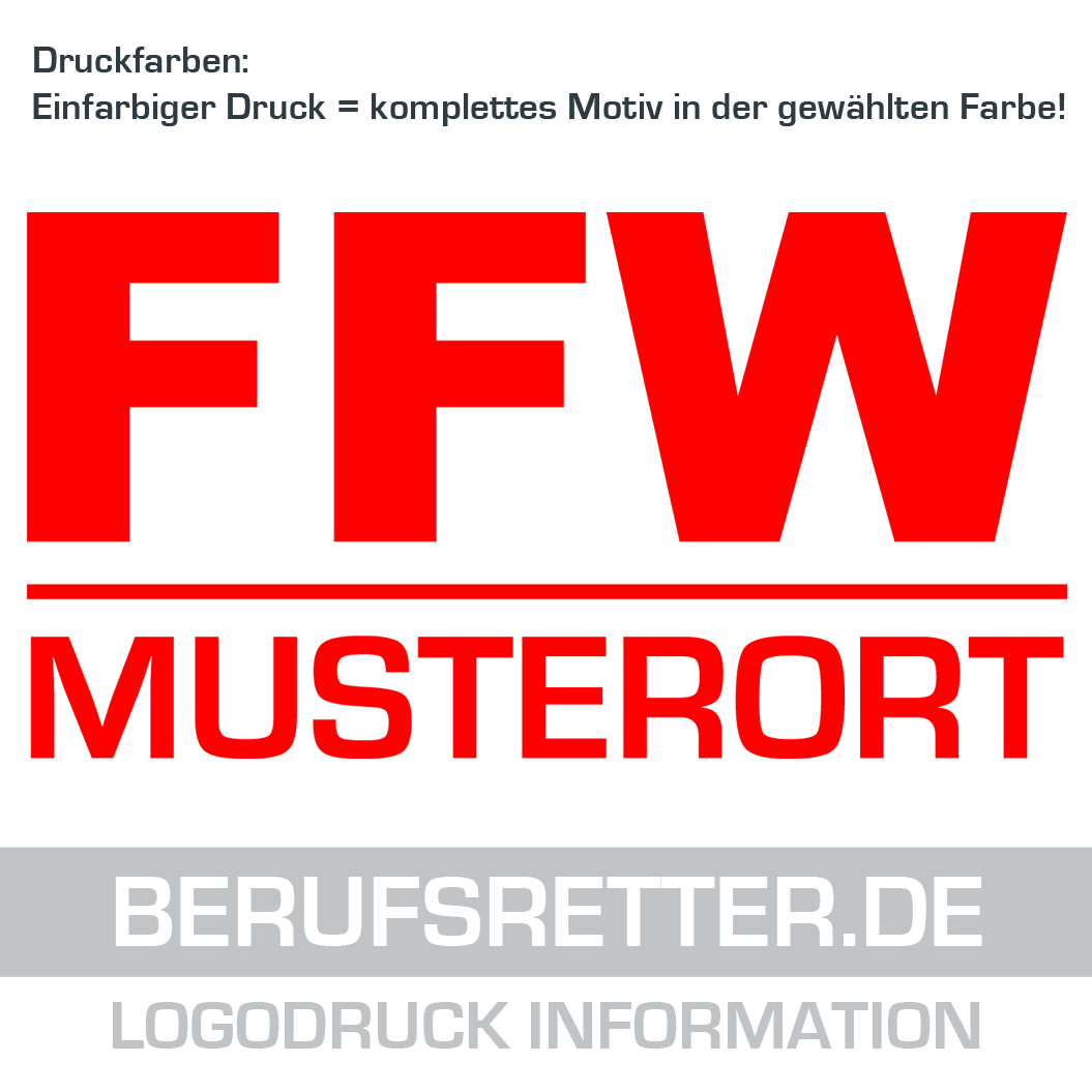 T-Shirt Männer | Freiwillige Feuerwehr Balken mit Ortsname Basic Navy