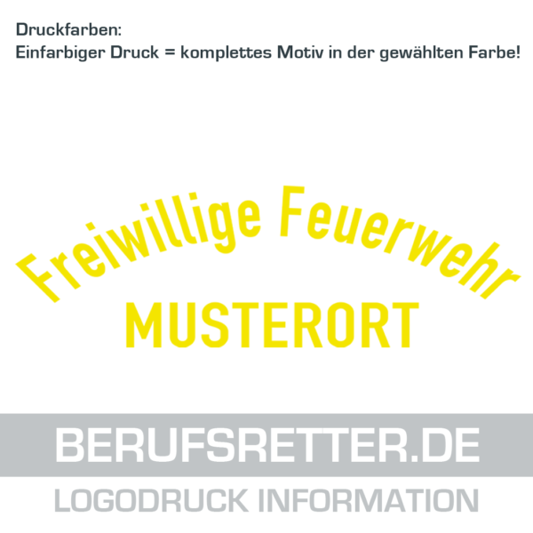 Strickmütze Unisex | Freiwillige Feuerwehr gebogen mit Ortsname Basic Navy