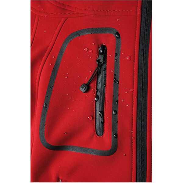 Winter Softshell Jacke | Feuerwehr gebogen Schwarz