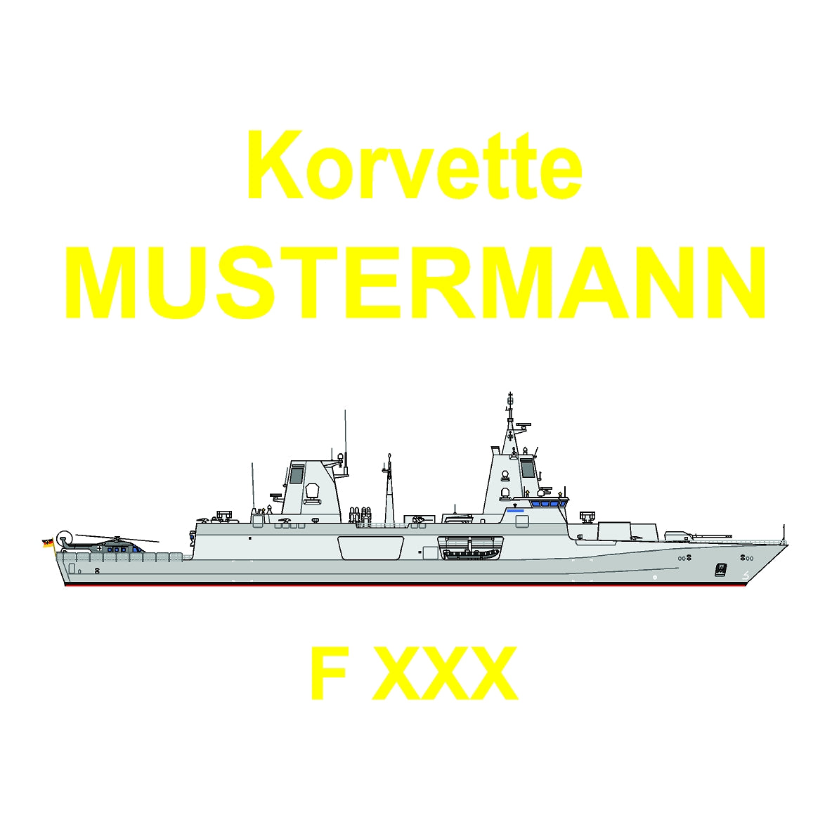 T-Shirt | Deutsche Marine Korvette K130