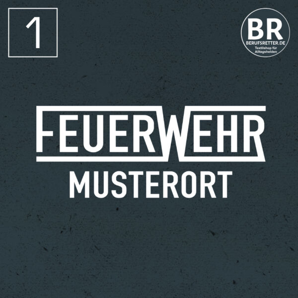 Sweatshirt | Feuerwehr mit Ortsnamen und Balken Rot