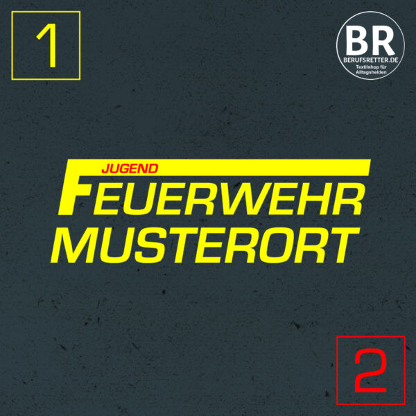 Sweatshirt | Jugendfeuerwehr F mit Balken Rot