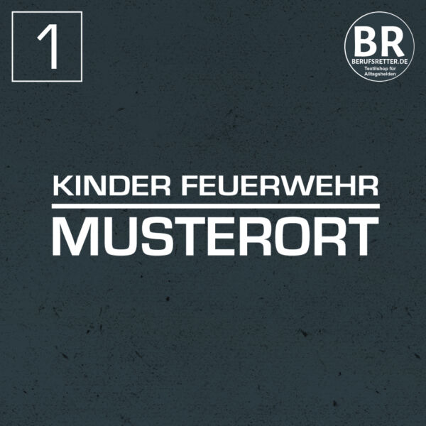 Sweatshirt | Kinderfeuerwehr mit Ortsnamen Rot
