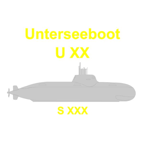 Basic Beanie | Deutsche Marine U-Boot 212A Schwarz