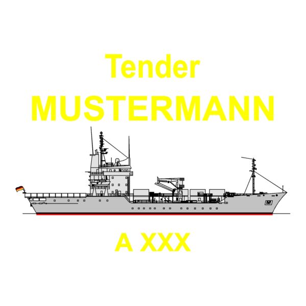 Premium Beanie Thinsulate | Deutsche Marine Tender 404 Schwarz