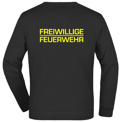 Sweatshirt | Freiwillige Feuerwehr mit Namen Schwarz