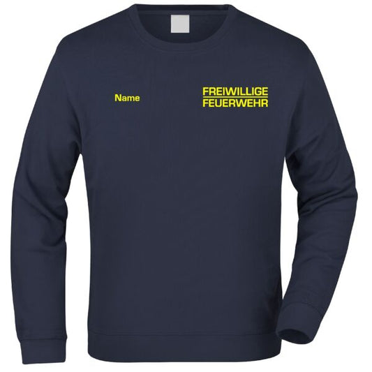 Sweatshirt | Freiwillige Feuerwehr mit Namen Navy