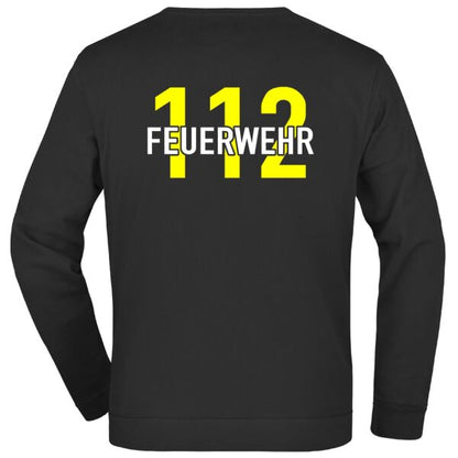 Sweatshirt | Feuerwehr 112 Notruf Schwarz