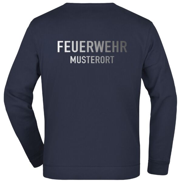 Sweatshirt | Feuerwehr mit Ortsnamen Navy