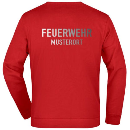 Sweatshirt | Feuerwehr mit Ortsnamen Rot