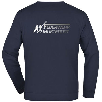 Sweatshirt | Feuerwehr Angriff mit Ortsnamen Navy