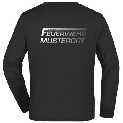 Sweatshirt | Jugendfeuerwehr F mit Balken Schwarz