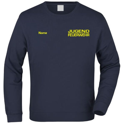 Sweatshirt | Jugendfeuerwehr mit Balken Navy