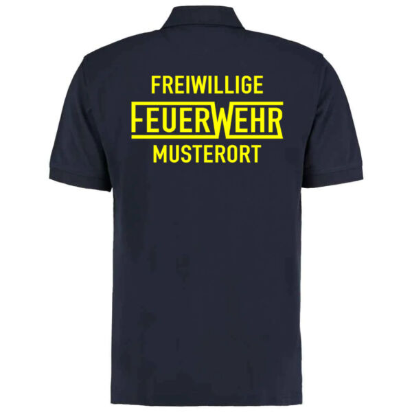 Poloshirt | Freiwillige Feuerwehr mit Ortsname Navy