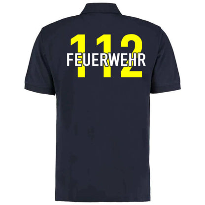 Poloshirt | Feuerwehr 112 Notruf Basic Navy
