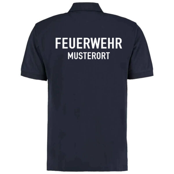 Poloshirt | Feuerwehr mit Ortsnamen Navy