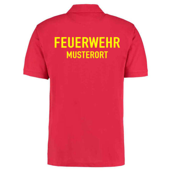 Poloshirt | Feuerwehr mit Ortsnamen Rot