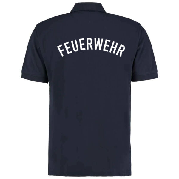 Poloshirt | Feuerwehr gebogen Navy