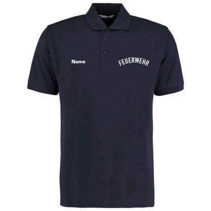 Poloshirt | Feuerwehr gebogen Navy