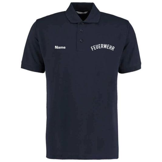 Poloshirt | Feuerwehr gebogen Navy