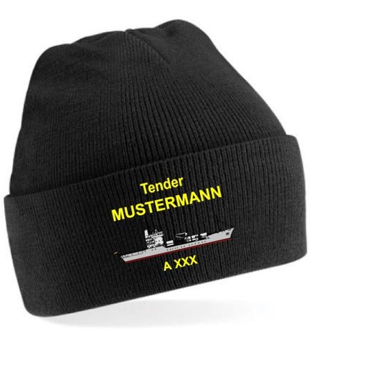 Basic Beanie | Deutsche Marine Tender 404 Schwarz