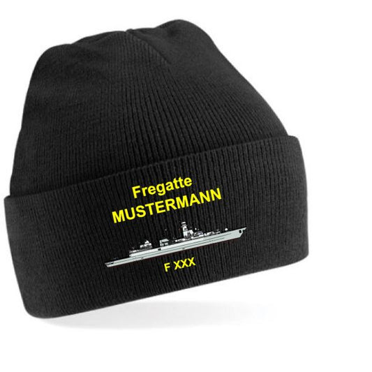 Basic Beanie | Deutsche Marine Fregatte F123 Schwarz