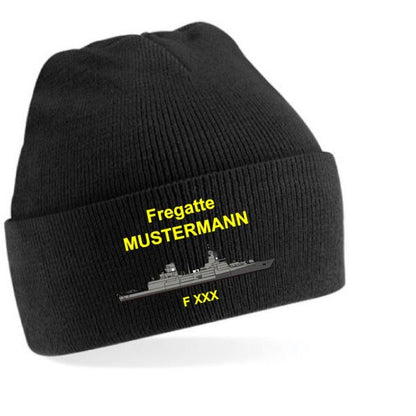 Basic Beanie | Deutsche Marine Fregatte F125 Schwarz