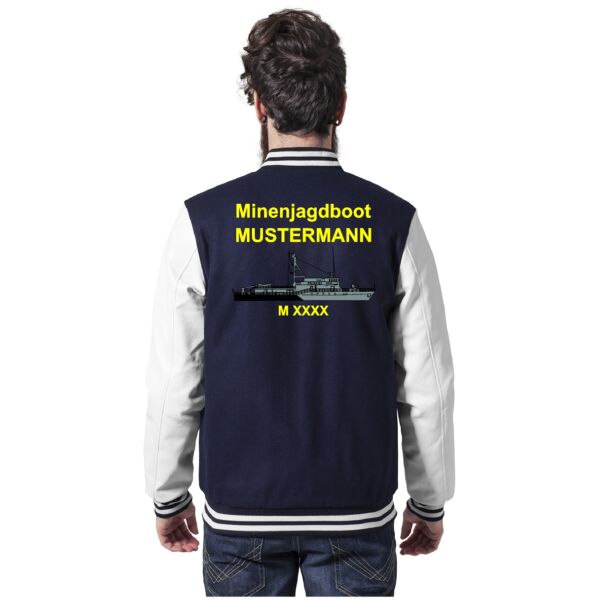 College Sweat Jacke | Deutsche Marine Minenjagdboot 332