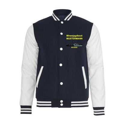 College Sweat Jacke | Deutsche Marine Minenjagdboot 332