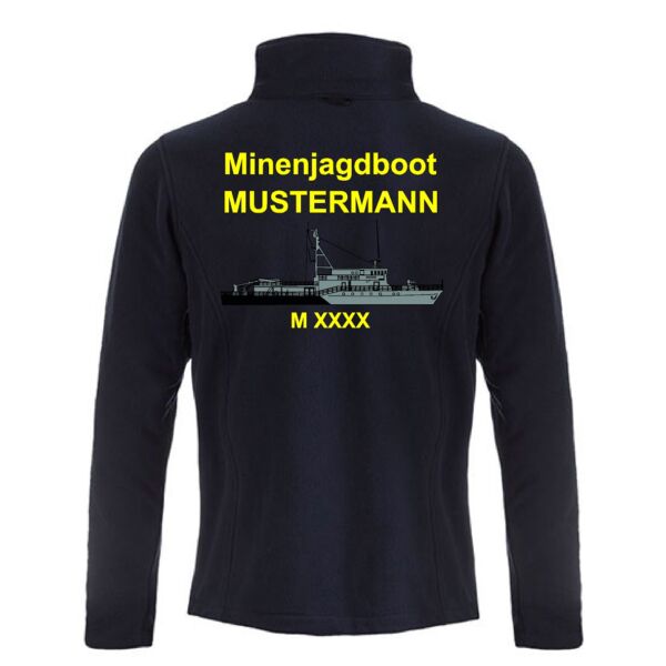 Fleece Jacke | Deutsche Marine Minenjagdboot 332