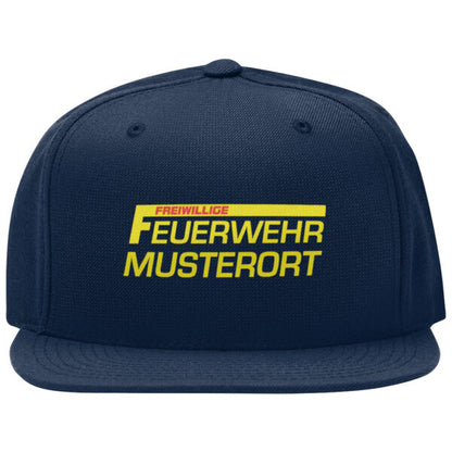 Snap Back Cap Unisex | Freiwillige Feuerwehr mit Ortsname Navy