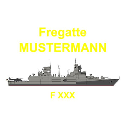 Basic Beanie | Deutsche Marine Fregatte F125 Schwarz