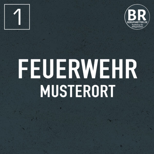 Poloshirt | Feuerwehr mit Ortsnamen Rot