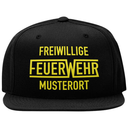 Snap Back Cap Unisex | Freiwillige Feuerwehr mit Ortsname Navy