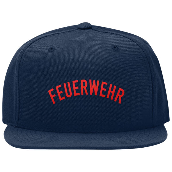 Snap Back Cap Unisex | Feuerwehr Classic Basic Schwarz