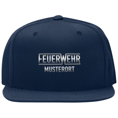 Snap Back Cap Unisex | Feuerwehr mit Ortsname Navy