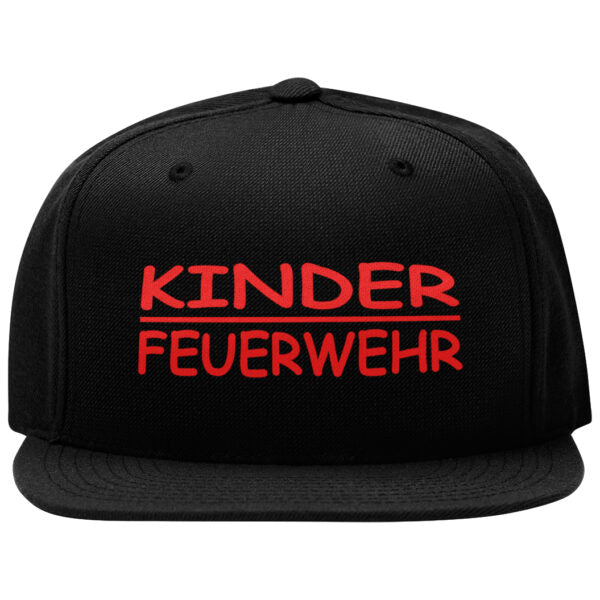 Snap Back Cap Kinder | Kinder Feuerwehr Rot