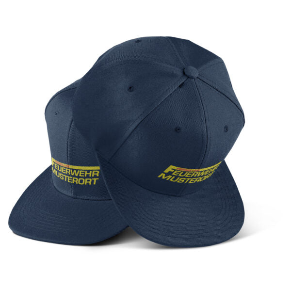 Snap Back Cap Unisex | Freiwillige Feuerwehr mit Ortsname Navy