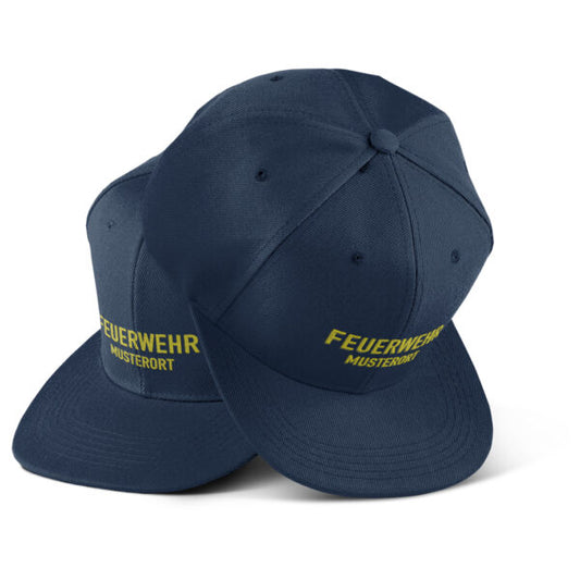 Snap Back Cap Unisex | Feuerwehr Classic mit Ortsname Basic Navy