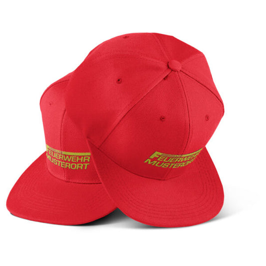 Snap Back Cap Unisex | Freiwillige Feuerwehr mit Ortsname Rot