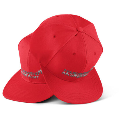 Snap Back Cap Unisex | Feuerwehr Flamme mit Ortsname Rot