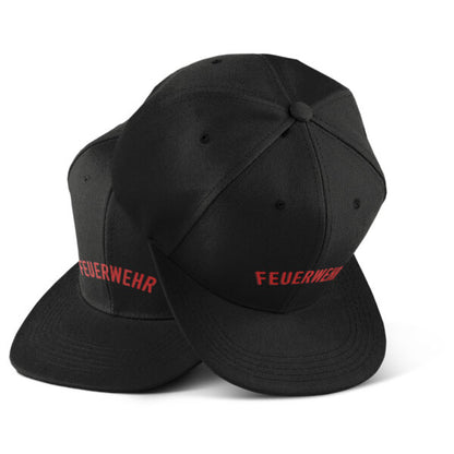 Snap Back Cap Unisex | Feuerwehr Classic Basic Schwarz