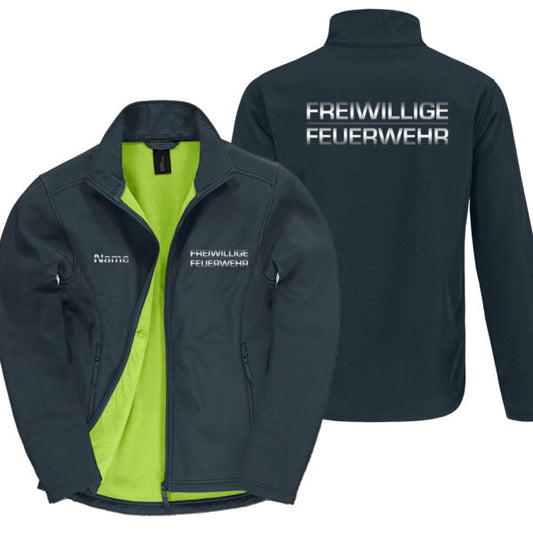 Classic Softshelljacke Herren | Freiwillige Feuerwehr mit Name Navy