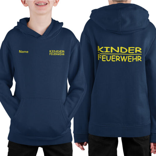 Hoodie Unisex | Kinder Feuerwehr Navy