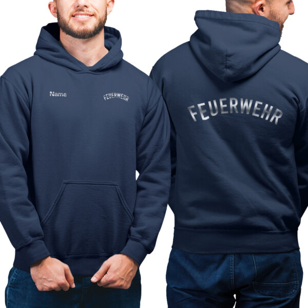 Hoodie Männer | Feuerwehr mit Classic Basic Navy